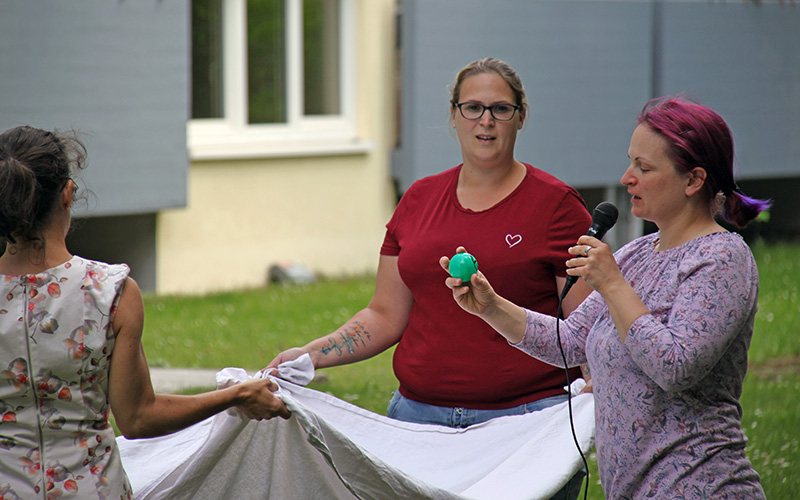 Die 'Glücksfee' der Pflege zieht den nächsten Bingo-Ball