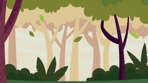 Cartoon: Wald