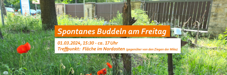 Spontanes Buddeln am Freitag, 01.03.2024