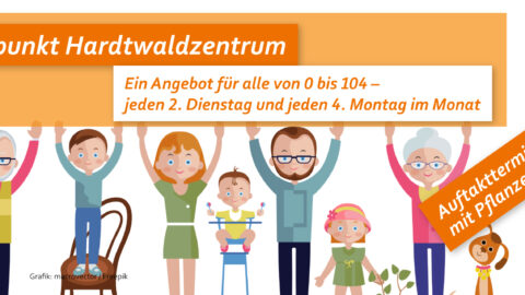 Treffpunkt Hardtwaldzentrum. Auftakttermin 24.10.2023, mit Pflanzentauschbörse
