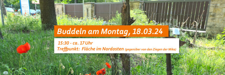 Buddeln am Montag, 18.03.2024